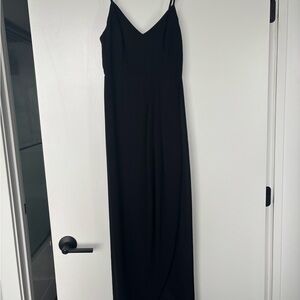Black wedding guest dress